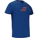 Moška majica Babolat  Exercise Big Flag Tee Men Dark Blue