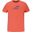 Moška majica Babolat  Exercise Big Flag Tee Men Hot Coral