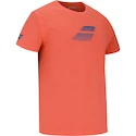 Moška majica Babolat  Exercise Big Flag Tee Men Hot Coral