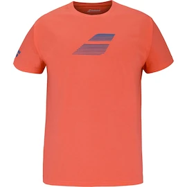 Moška majica Babolat Exercise Big Flag Tee Men Hot Coral