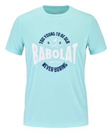 Moška majica Babolat Exercise Graphic Tee Men Angel Blue