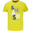 Moška majica Babolat  Exercise Message Tee Men Blazing Yellow