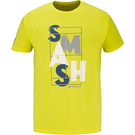 Moška majica Babolat Exercise Message Tee Men Blazing Yellow