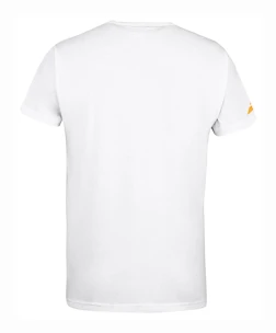 Moška majica Babolat  Exercise Message Tee Men White/White  M