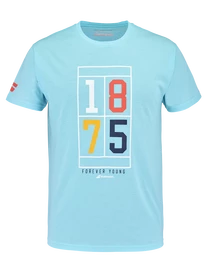 Moška majica Babolat Exercise Vintage Tee Men Angel Blue Heather