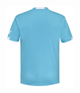 Moška majica Babolat  Play Crew Neck Tee Men Cyan Blue  XL