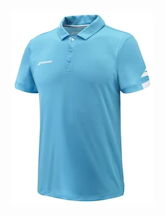 Moška majica Babolat  Play Polo Men Cyan Blue  M