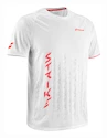 Moška majica Babolat  Strike Crew Neck Tee Men White/Strike Red