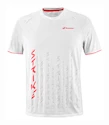 Moška majica Babolat  Strike Crew Neck Tee Men White/Strike Red