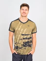 Moška majica BIDI BADU  Pure Wild V-Neck Tee Olive/Dark Grey