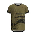 Moška majica BIDI BADU  Pure Wild V-Neck Tee Olive/Dark Grey  L