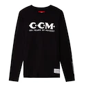 Moška majica CCM 125 Anniversary LS Tee Black Senior