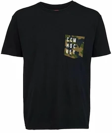 Moška majica CCM CAMO POCKET S/S TEE Black