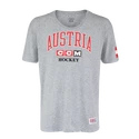 Moška majica CCM  FLAG TEE TEAM AUSTRIA Athletic Grey