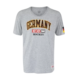 Moška majica CCM FLAG TEE TEAM GERMANY Athletic Grey