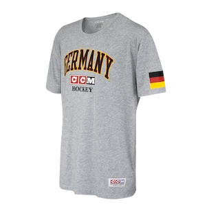 Moška majica CCM  FLAG TEE TEAM GERMANY Athletic Grey