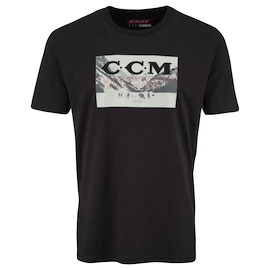 Moška majica CCM Holiday SS Tee C Black Senior