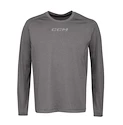 Moška majica CCM  Non Compression LS Tee Grey Senior