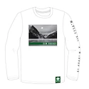 Moška majica CCM Nostalgia POND L/S TEE White Senior