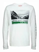 Moška majica CCM Nostalgia POND L/S TEE White Senior S