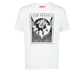 Moška majica CCM Nostalgia POSTER S/S TEE White Senior