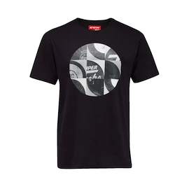 Moška majica CCM Nostalgia PUCKS S/S TEE Black Senior