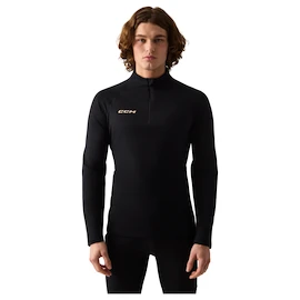 Moška majica CCM Outdoor Thermal LS Shirt Black Senior