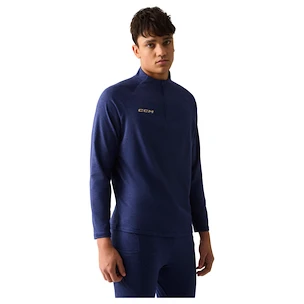 Moška majica CCM Outdoor Thermal LS Shirt Heather Blue Senior