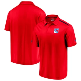 Moška majica Fanatics  Rinkside Synthetic Polo NHL New York Rangers