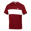 Moška majica Fila  T-Shirt Bosse Cabernet/White Alyssum