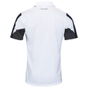 Moška majica Head  Club 22 Tech Polo Shirt Men White/Dark Blue