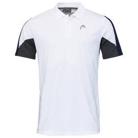 Moška majica Head Club 22 Tech Polo Shirt Men White/Dark Blue