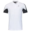 Moška majica Head  Club 22 Tech Polo Shirt Men White/Dark Blue  S