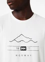 Moška majica Helly Hansen  Skog Recycled Graphic T-Shirt White