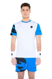 Moška majica Hydrogen Tech Camo Tee White/Blue