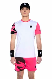 Moška majica Hydrogen Tech Camo Tee White/Fuchsia Fluo