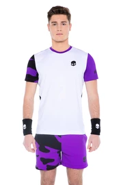 Moška majica Hydrogen Tech Camo Tee White/Purple