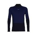 Moška majica Icebreaker Merino 200 Oasis Sonebula LS High Neck Mid Navy/Royal Navy/Snow/Cb