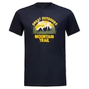 Moška majica Jack Wolfskin  JW Mountain Trail T Night Blue  XXL