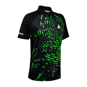 Moška majica Joola  Shirt Centrela Polo Black/Green  XL