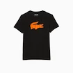 Moška majica Lacoste  Big Logo Core Performance T-Shirt Black/Sunrise