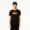 Moška majica Lacoste  Big Logo Core Performance T-Shirt Black/Sunrise