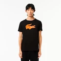 Moška majica Lacoste  Big Logo Core Performance T-Shirt Black/Sunrise