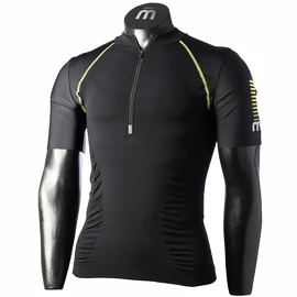 Moška majica Mico M1 Trail Zip Neck Nero