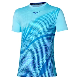 Moška majica Mizuno Charge Shadow Graphic Tee Blue Glow