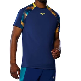 Moška majica Mizuno Frontier Shadow Tee M Bellwether Blue