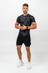 Moška majica Nebbia Performance+ Camouflage Kompression T-Shirt FUNCTION black