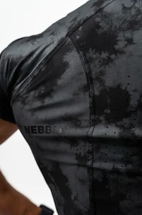 Moška majica Nebbia Performance+ Camouflage Kompression T-Shirt FUNCTION black