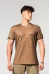 Moška majica Nebbia  Washed-off Cotton T-shirt MAX OUT Light Brown