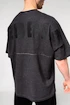 Moška majica Nebbia  Washed-off Oversized Heavyweight Cotton T-shirt NO SHORTCUTS Black